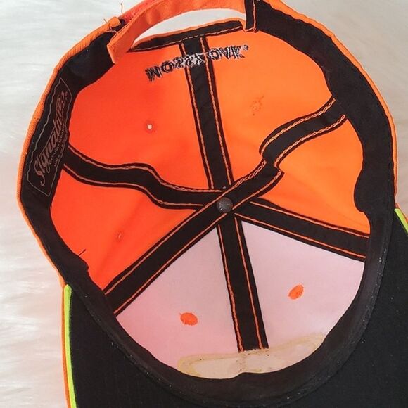 Mossy Oak Safety Orange High Visibility Hunting Construction Velcro Back - Picture 9 of 10